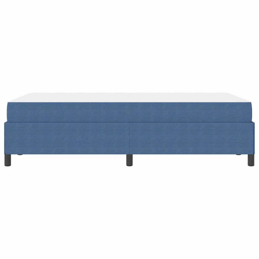 vidaXL Struttura del letto Blu 120 x 200 cm Tessuto in velluto a coste