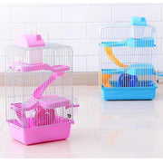 Trade Shop - Gabbia Per Criceti Criceto Portatile Casa A Più Livelli In Plastica 23x17x45 Cm -
