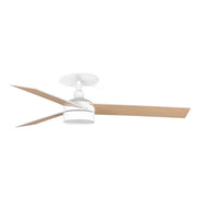 RUDDER RECESSED S LED Ventilatore da soffitto bianco/frassino 20W SWT
