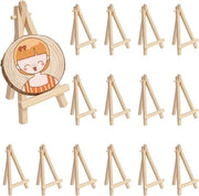 Mini Carrozza in Legno - Qualità Eccellente Legno di Abete - Ideale per la Decorazione - Set di 16 - 15 x 8 cm