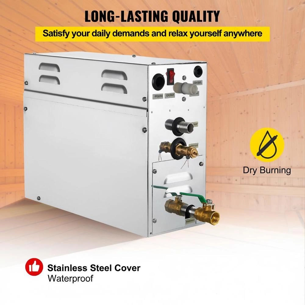 6 KW Steam Generator For Shower, Sauna, Bathroom, Home Spa