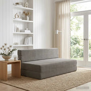 Divano Letto Pieghevole Grigio Chiaro 152 x 86,5 x 60 cm 900131