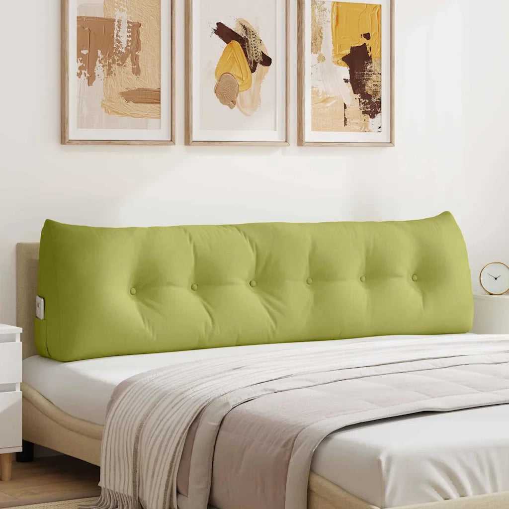Cuscino per Schiena Verde chiaro 180 x 24 x 50 cm Tessuto