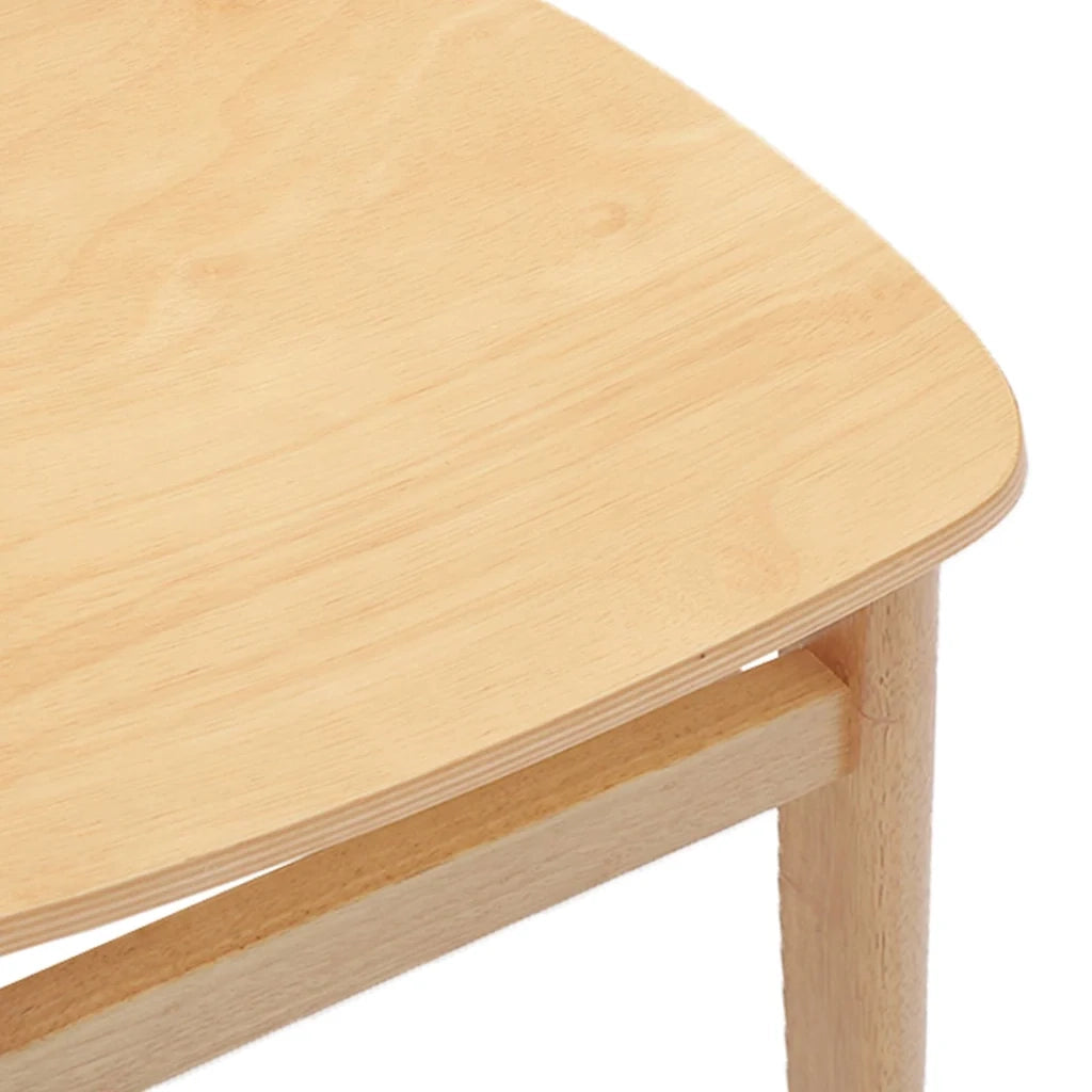 Sedie da Pranzo 2 pz in Legno Massello di Hevea 4102438
