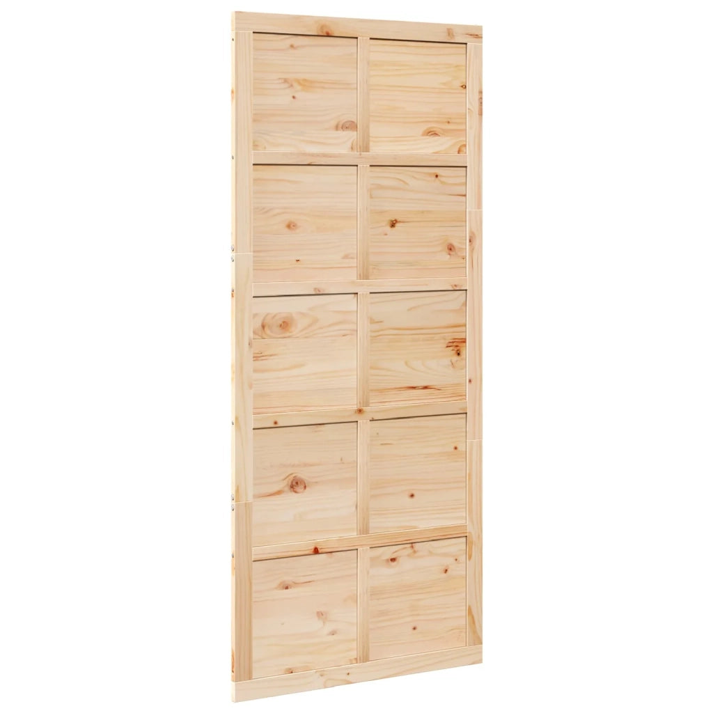 Porta del fienile Naturale 100 x 2,5 x 208 cm 42047143