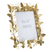 Portafoto Farfalla 23, Oro, Metallo, 35x15x38 cm