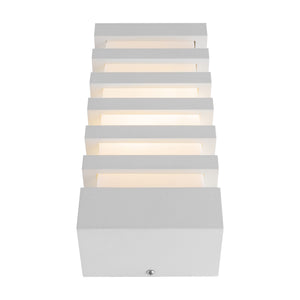 Lampada da parete Outdoor in Alluminio Remsa Bianco