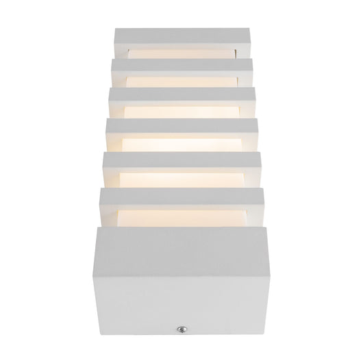Lampada da parete Outdoor in Alluminio Remsa Bianco