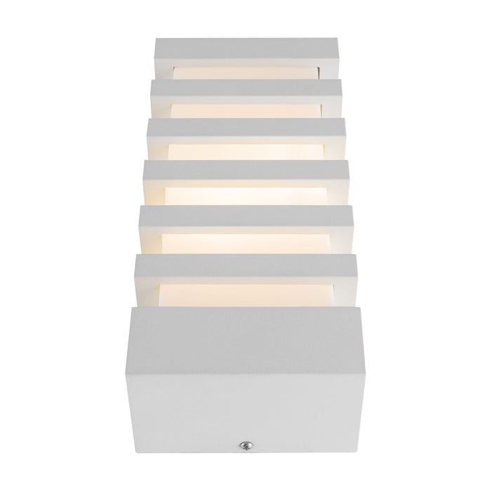 Lampada da parete Outdoor in Alluminio Remsa Bianco