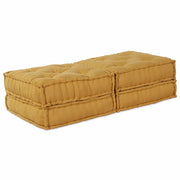 vidaXL Cuscino 2 pcs Giallo 70 x 70 x 36 cm Poliestere