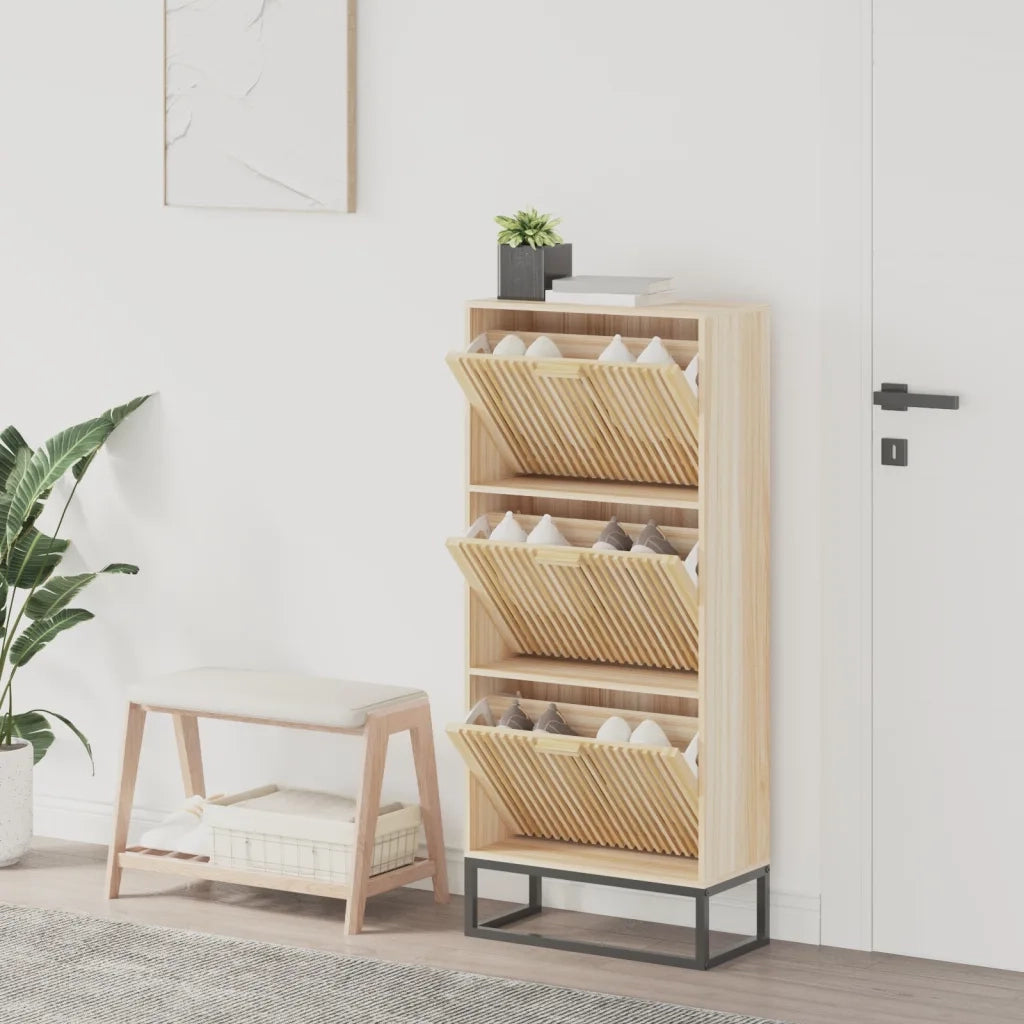 Scarpiera | Mobile per scarpe 52x25x120 cm in Legno Multistrato