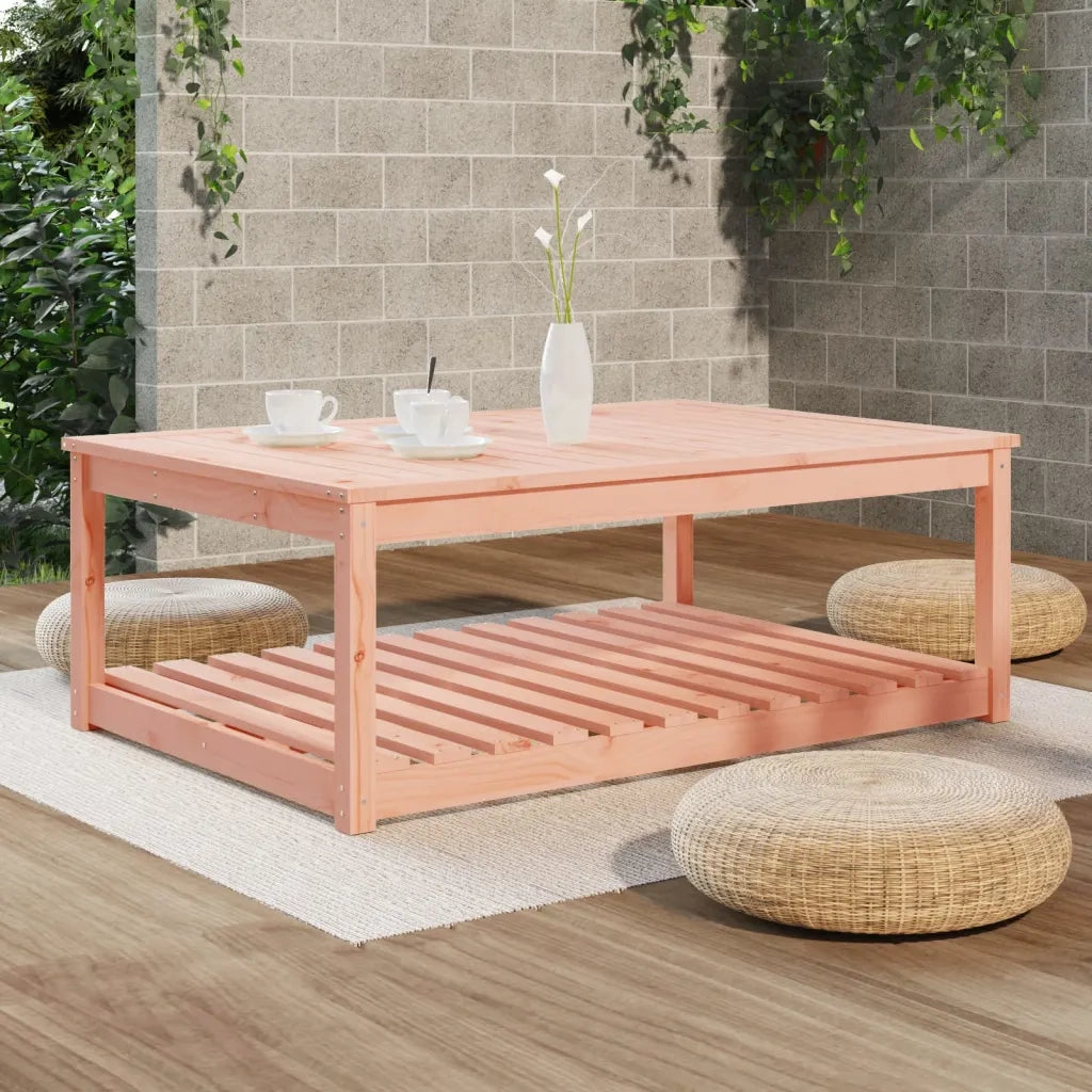 Tavolo da Giardino 121x82,5x45 cm in Legno Massello di Douglas 824153