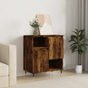 Credenza-Buffet-Armadio da cucina Rovere Fumo 60x35x70 cm in Legno Multistrato 942879