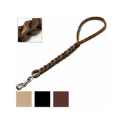 Guinzaglio Cani Cuoio Trecciato Cm 75