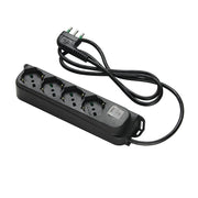 FME 47.4214 MULTIPRESA 4P BIP/SC+INT SICUR 10A NER- 1,0 pz