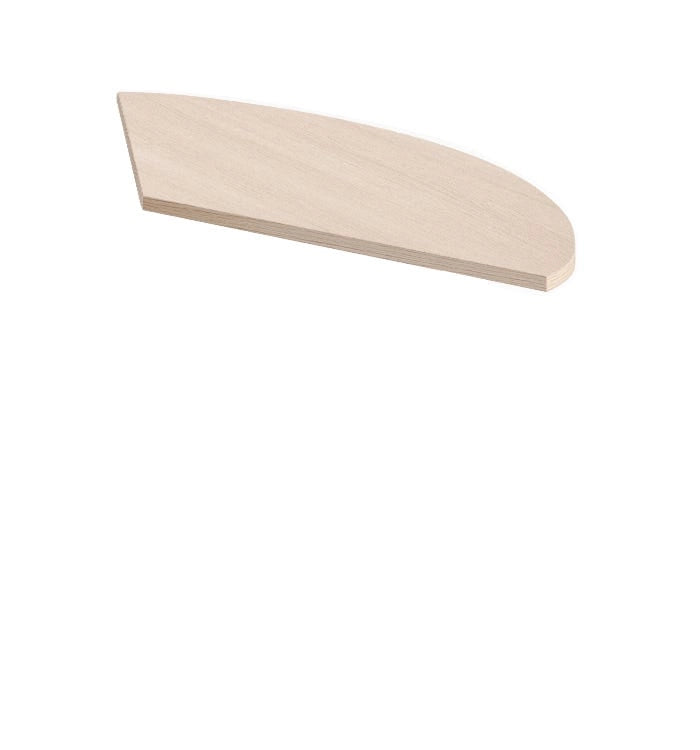 Allungo laterale per scrivania direzionale cm. 145x67