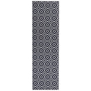Tappeto passatoia in poliestere bianco e nero 60 x 200 cm moderno soggiorno camera da letto decorazioni