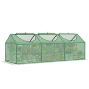 Mini Serra da Giardino ¨C Zephmum ¨C 180x60x60 cm Verde Scuro