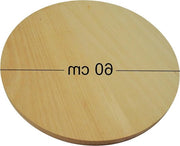 Snijplank per pizza in legno a doppia faccia - 60 cm - piatto per tagliare in legno