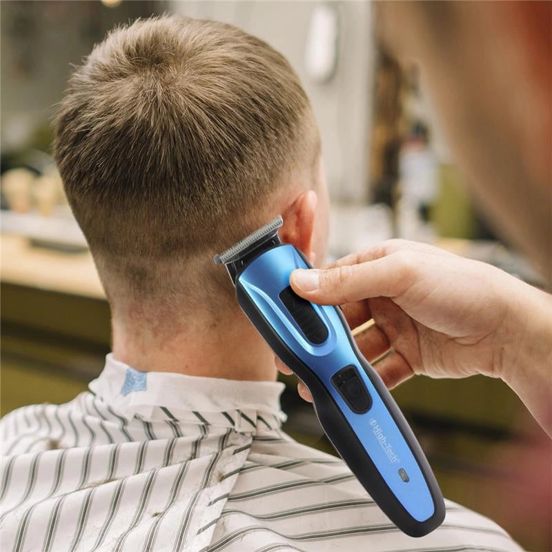 HIGH-TECH TAGLIA CAPELLI E REGOLABARBA WIRELESS 5 IN 1 CON AUTONOMIA DI RICARICA DI 60 MINUTI ASENZA FILI