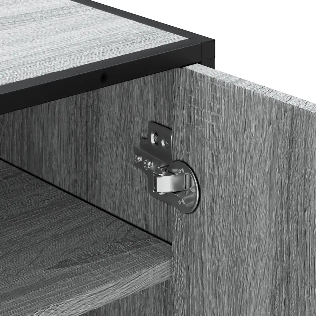 Scarpiera Grigio Sonoma 48x38x97,5 cm in Legno Multistrato 849202