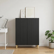 Credenza Nero 66 x 34,5 x 90 cm Legno ingegnerizzato 894586