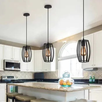 Lampadario da soffitto e27 di forma ovale nero portalampada sospensione