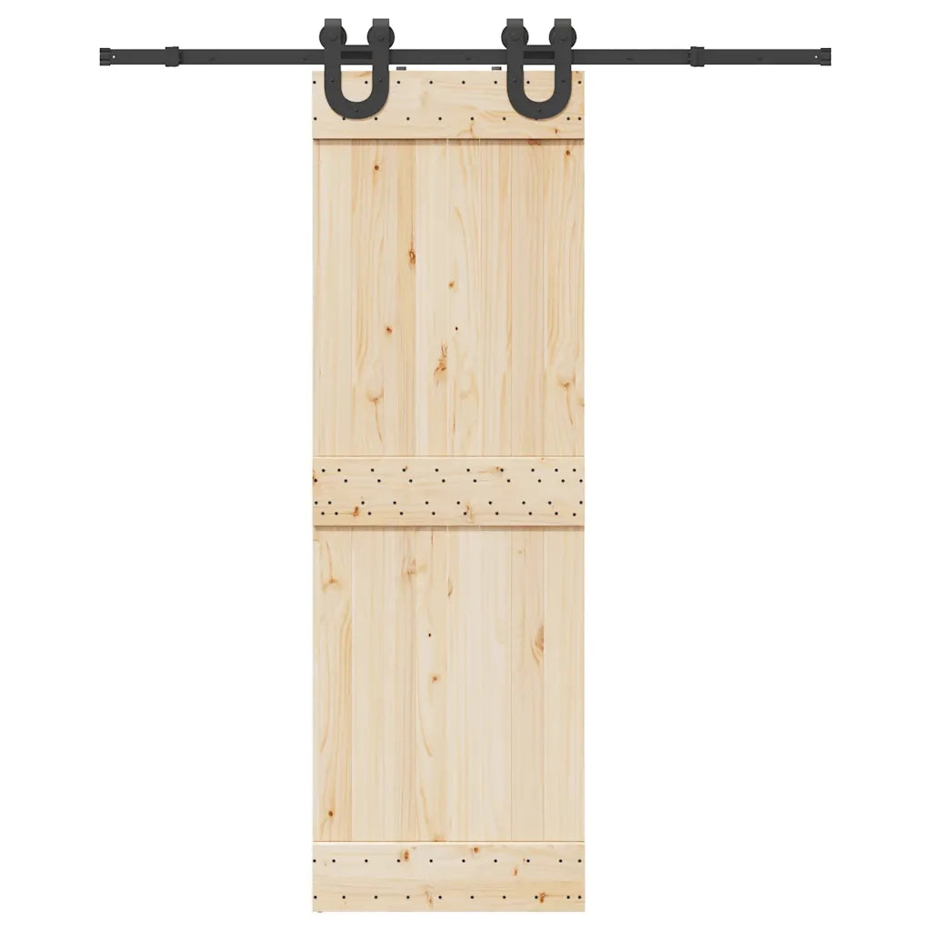 vidaXL Kit di Binari per Porte Scorrevoli 183 cm Acciaio Nero