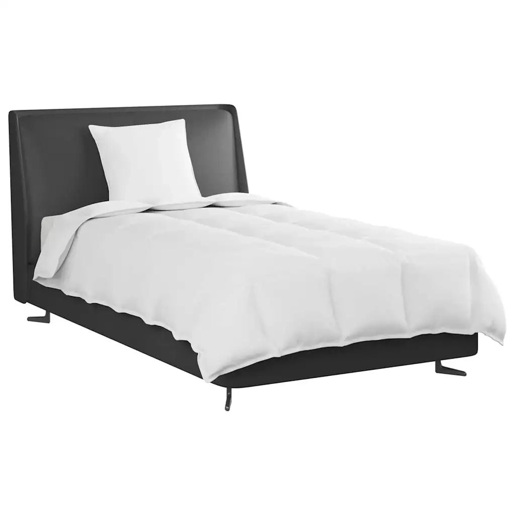 vidaXL Set di piumini con cuscino 2 pcs Bianco 140 x 220 cm Piume