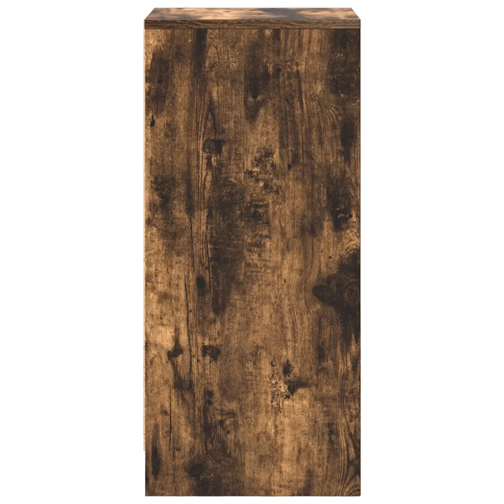 Credenza Rovere Fumo 29,5x34x76 cm in Legno Multistrato 861638