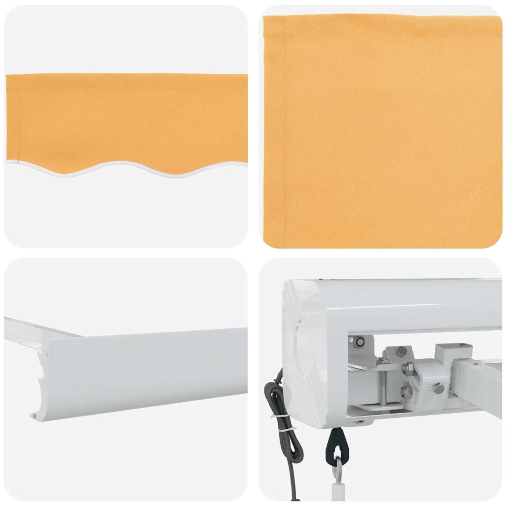 Tenda da Sole Sabbia 300 x 250 cm Poliestere e Alluminio 3425890