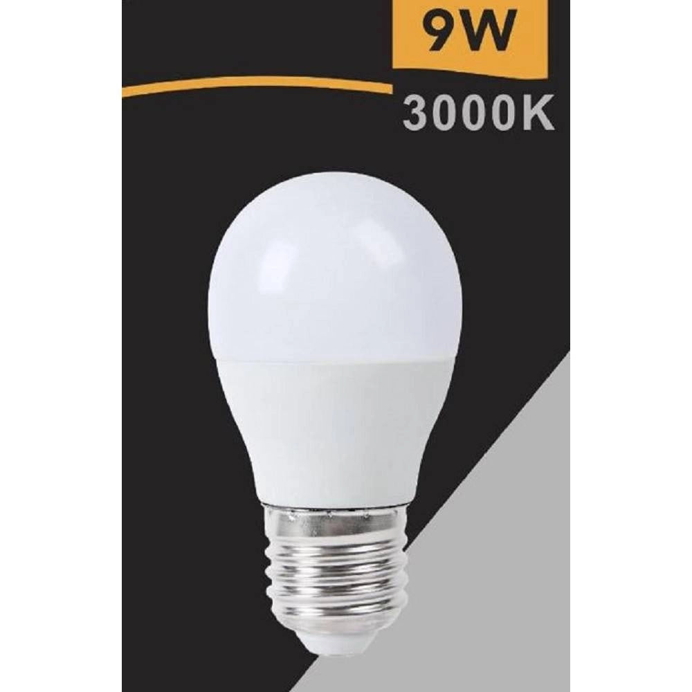 Trade Shop - Lampadina Led E27 9 W 820lm Mini Globo G45 Smd Luce Calda Fredda Naturale G45-9w -