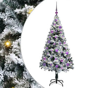 Albero di Natale Artificiale-Albero Natalizio con 150 LED Bianco 150 cm 836104