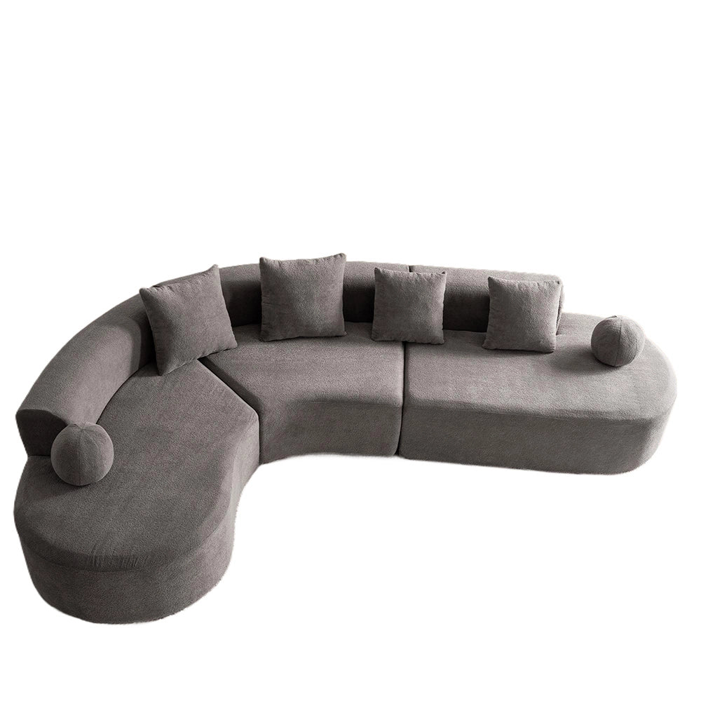 Divano a L senza struttura nuvoloso - Xylo - 327 cm alto, comodo, non assemblato