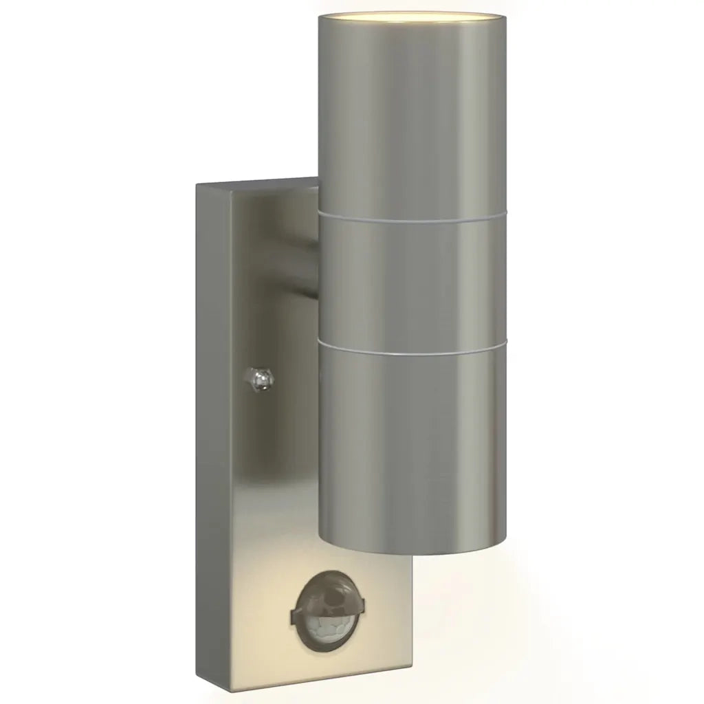 Lampada da Parete Esterna Argento 7 x 10 x 22 cm CFW9100121