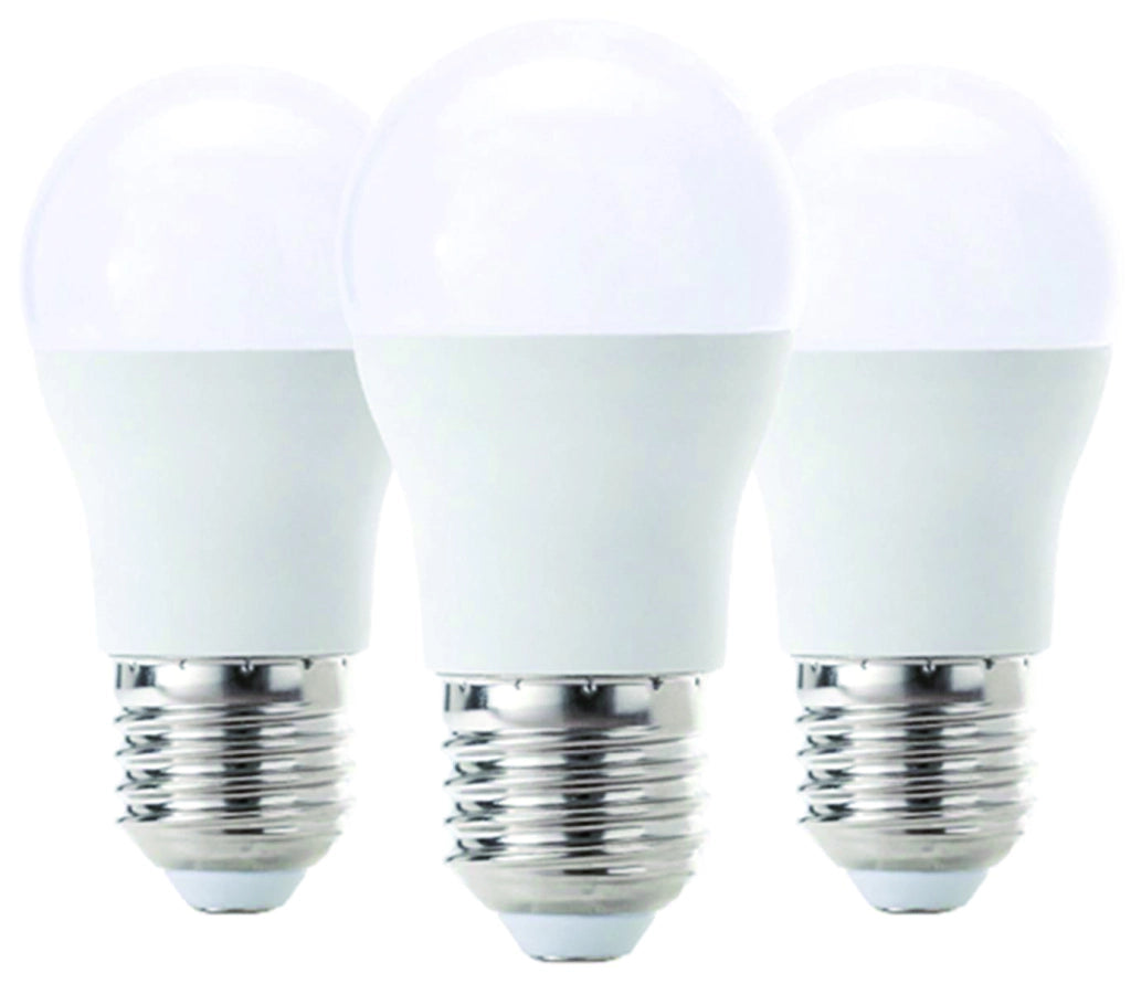Suprema LAMPADA LED SFERETTA E27 Luce fredda 6,5 W - 806 lumen, pz.3 6.00 confezioni