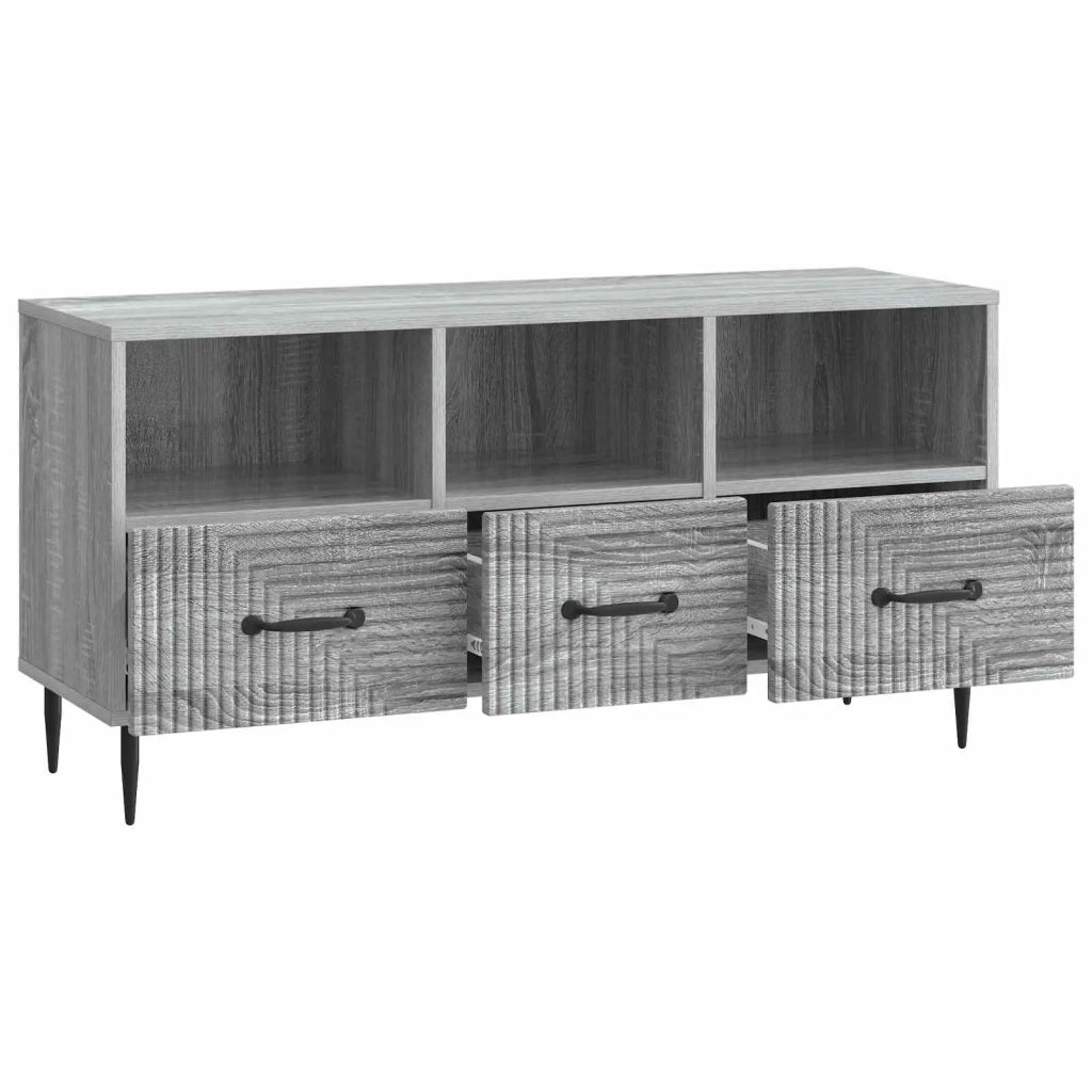 Mobile TV Grigio Sonoma 102 x 34,5 x 50 cm Legno ingegnerizzato 894911