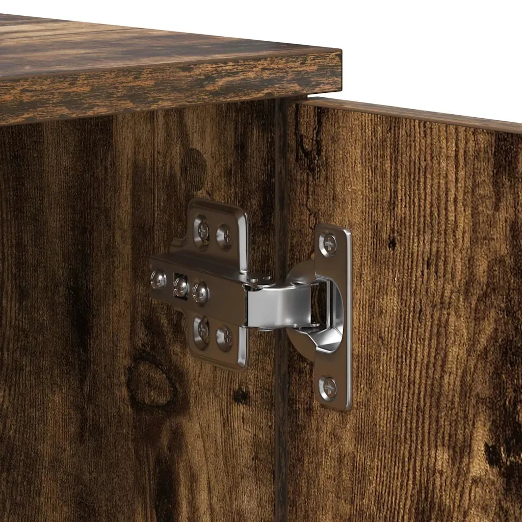 Struttura del letto Rovere fumé 90 x 200 cm Legno multistrato 3335193