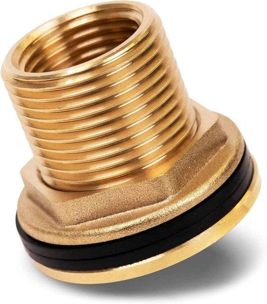 Regolatore di flusso universale 3/4 pollici in ottone - connessione per 3/4 pollici rubinetto/tappo rubinetto inclusi guarnizioni