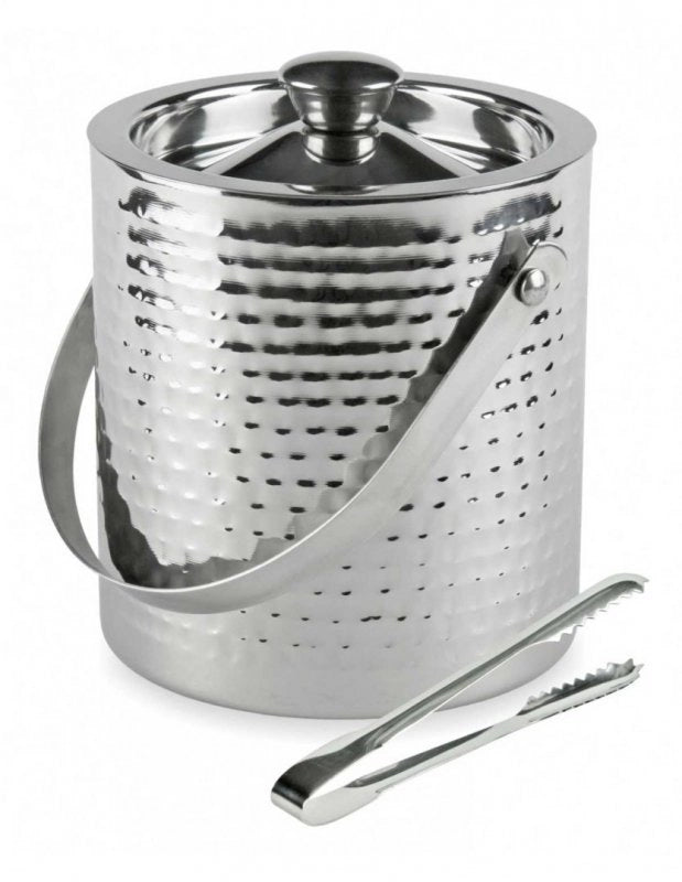 Secchiello per ghiaccio in acciaio inossidabile Kinghoff KH-1503 con coperchio e maniglia
