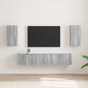 Mobile TV da parete 2 pcs Grigio Sonoma 30 x 31 x 60 cm 892282