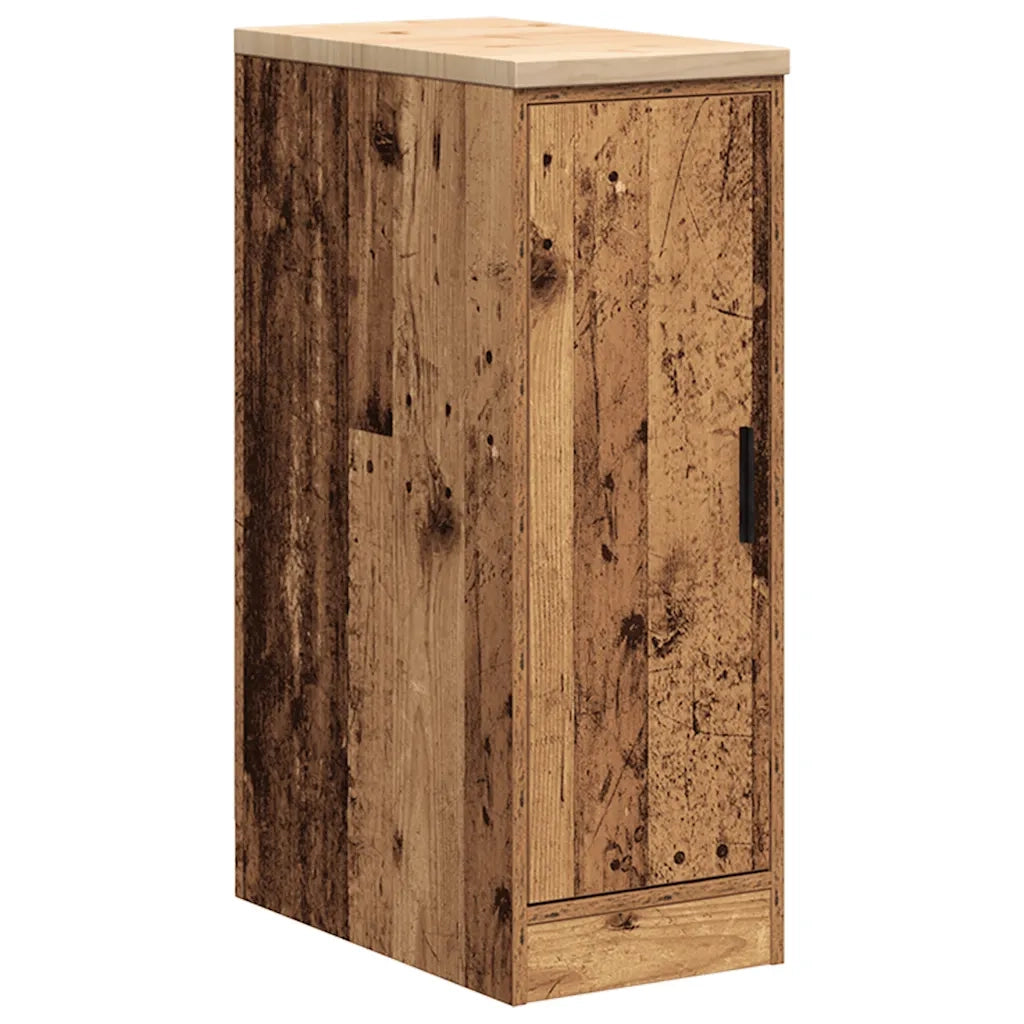 Armadietto per Garage in Legno Vecchio 30x51x85 cm CFW1800190