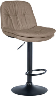 Barhocker Laurel Stoff schwarz