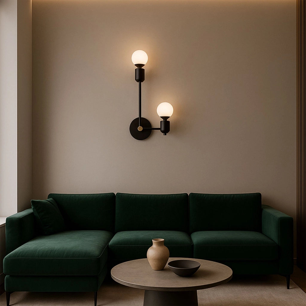 Lampada Da Parete APP1707-2W Black