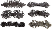 Set di Spille per Capelli Vintage - 6 pezzi - Leggero - Accessori per Capelli Francese - Ideali per Matite - Adatto per Capelli Fini
