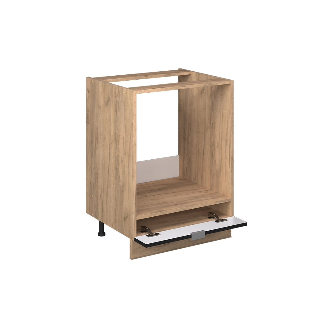 Vicco Mobile per forno da incasso Nero a righe 60 cm senza piano di lavoro
