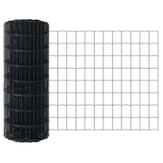 Recinzione da Giardino | Recinzione Euro Grigio 0,4 x 10 m Ferro rivestito in PVC