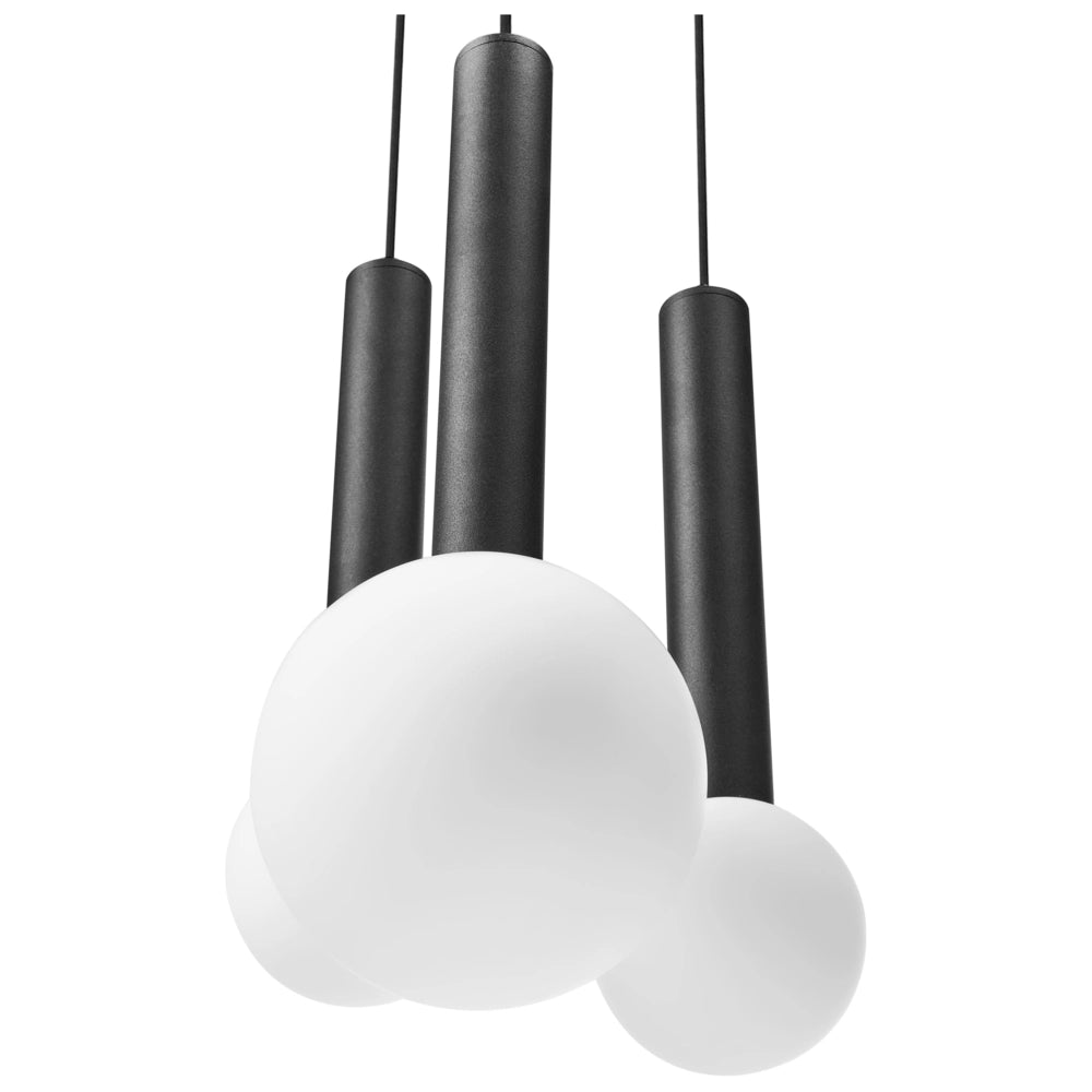 Lampadario metallo Nero stile moderno glamour soggiorno