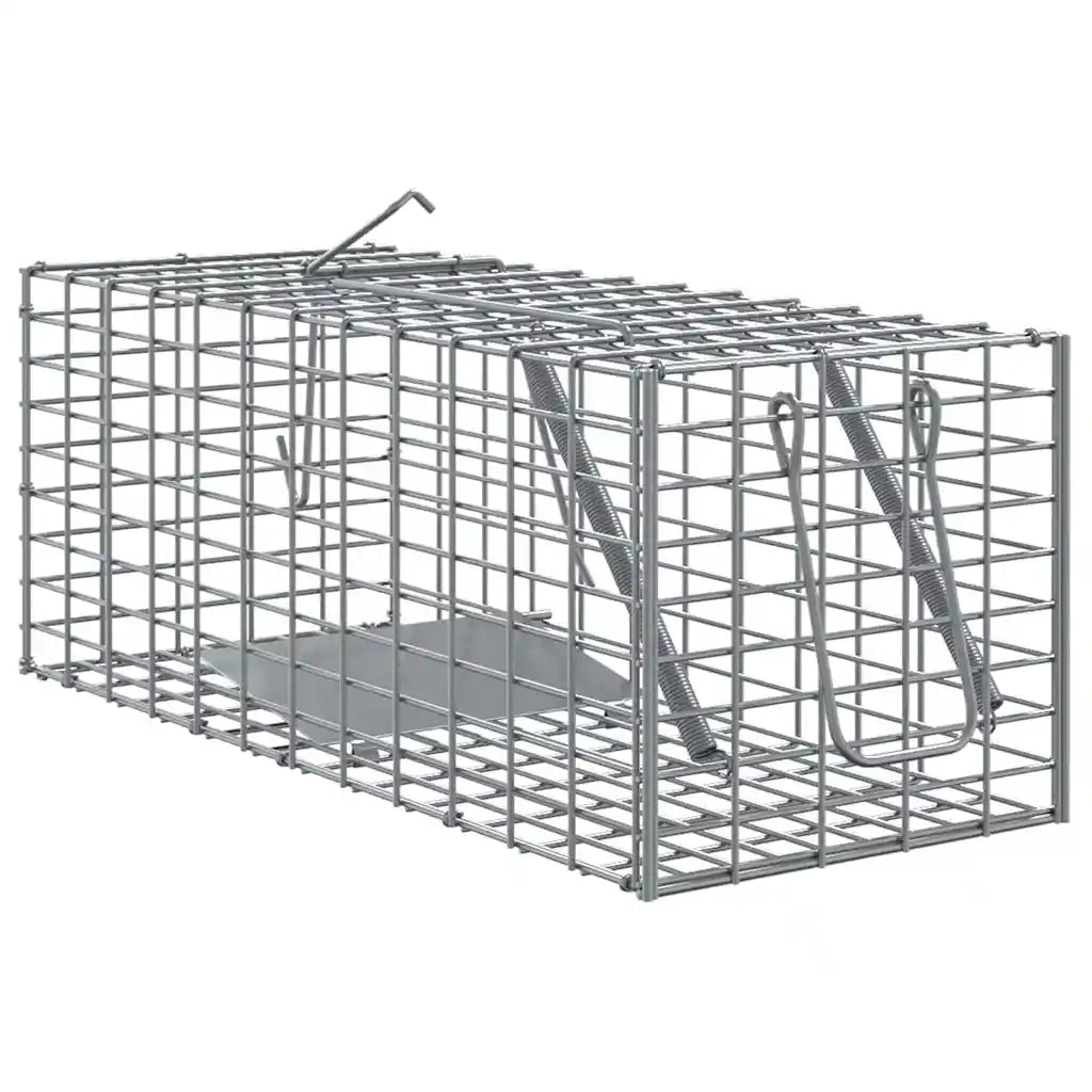Trappola per animali Antracite 31 x 13 x 12cm Acciaio 42017310