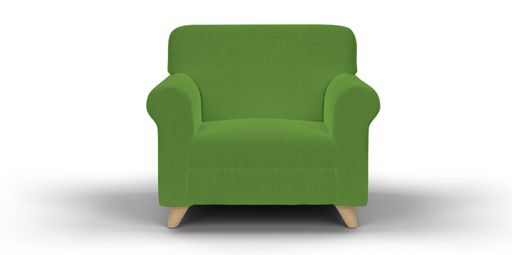 Copridivano Elasticizzato in Tessuto Verde Mela 2 Posti